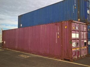 45ft High Cube Blue Shipping Container