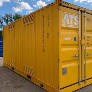 30ft x 8ft Full Side Access Shipping Container (One Trip) – Yellow