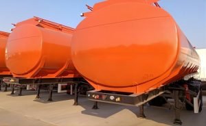 36000 Liter 2 Axle Steel Oil Tanker Trailer