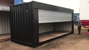 20ft Shipping Container Full-Length Roll-Up Door