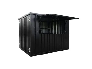 Flat Pack Container 3×2 Xl Meters Black Ral 9005