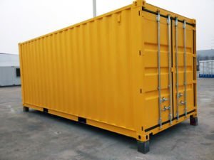 30ft x 8ft Full Side Access Shipping Container (One Trip) – Yellow - Image 4