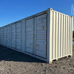 40ft Shipping Container with Four Side Doors One Trip