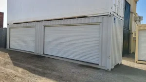 40ft Shipping Container Two Side Roll-Up Doors