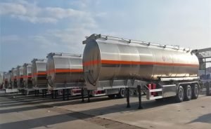 45000 Liter Tri Axle Aluminum Alloy Tanker Trailer