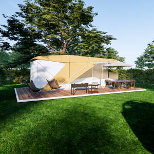 Mobile capsule House Furnished Cabin Homes Villa House 40ft Container Homes Capsule Office Pod