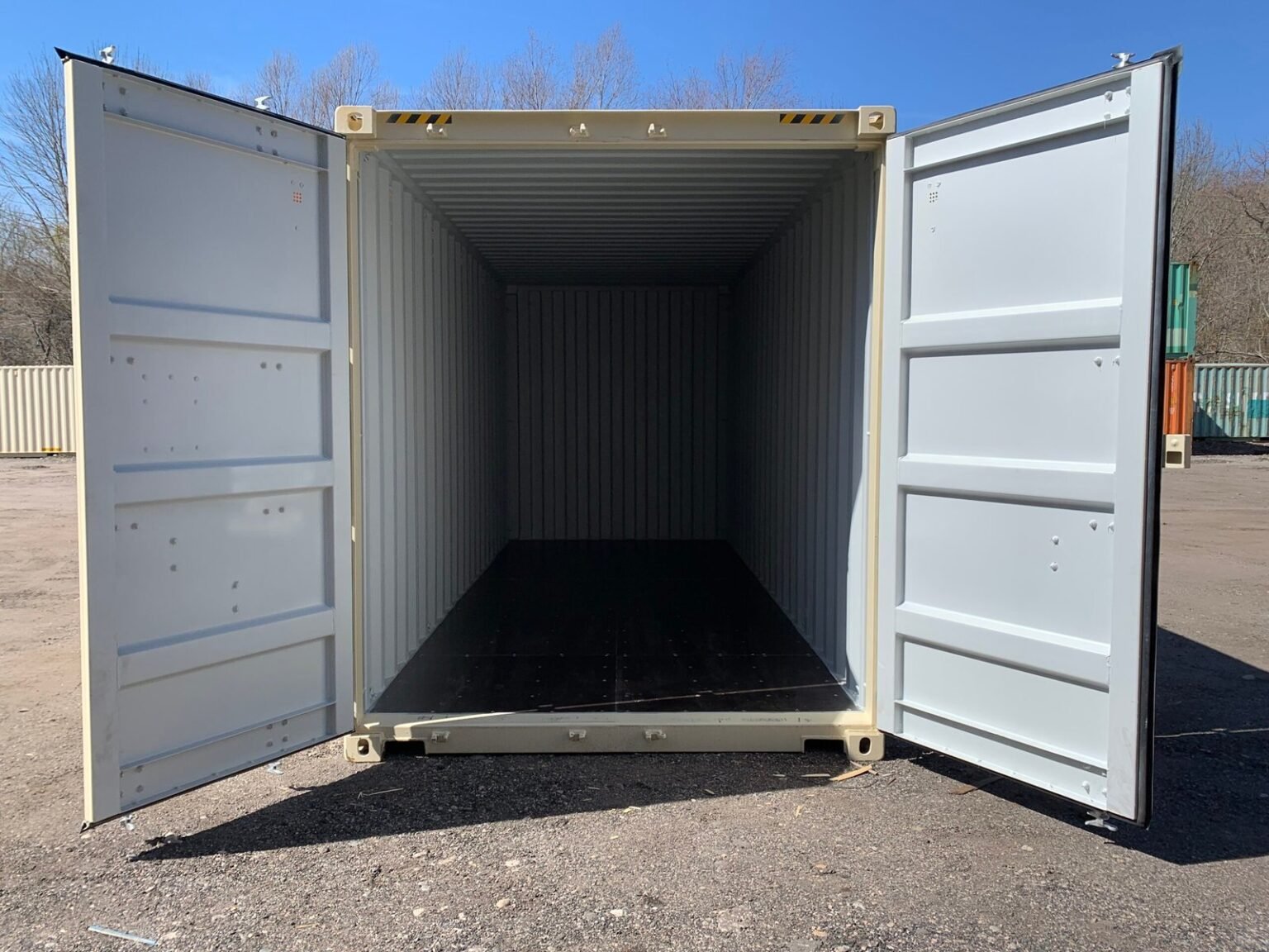 New 20ft x 8ft Beige High Cube Shipping/Storage Container - Image 3