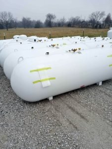 New 500 Gallon Above Ground and Underground Propane Tank
